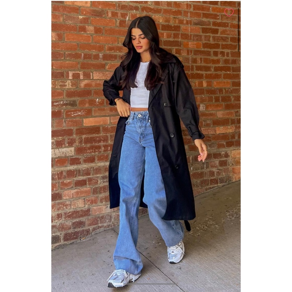 Black Trench Coat (brand new)